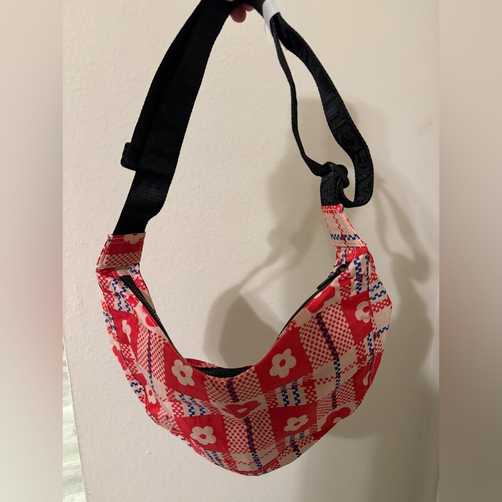 BAGGU Sandy Liang Medium Nylon Crescent Bag